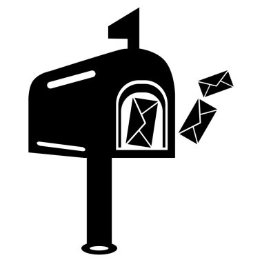 Posta kutusuyla posta Clipart 