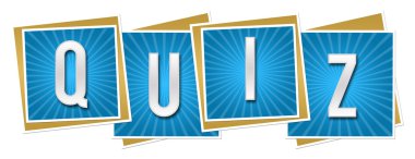 Quiz mavi kareler patlama ile 