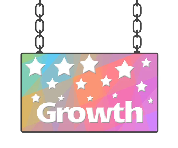Placa colorida do crescimento — Fotografia de Stock