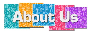 Renkli arkaplanda bizim hakkımızda yazılan metin.