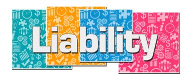 Yükümlülük metni renkli arkaplanda yazıldı.