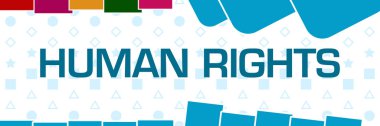 Mavi renkli arkaplan üzerine yazılmış insan hakları metni.