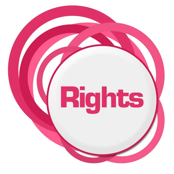Rechten Tekst Geschreven Roze Achtergrond — Stockfoto