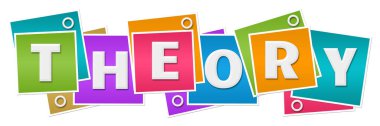 Renkli arkaplan üzerine yazılmış teori metni.
