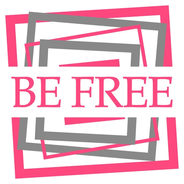 Free Text Written Pink Grey Background — Stock Photo, Image