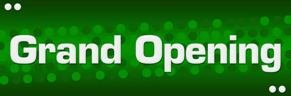 Grand Opening Text Written Green Background — Stock fotografie