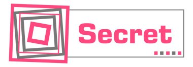 Pembe gri arkaplan üzerine yazılmış gizli metin.