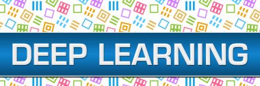 Mavi renkli arkaplan üzerine yazılmış derin öğrenme metni.