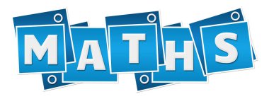 Mavi arka plan üzerine yazılmış matematik metin alfabeleri.