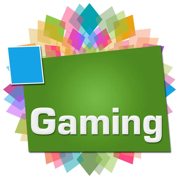 Gaming Text Written Colorful Background — Stock Photo, Image