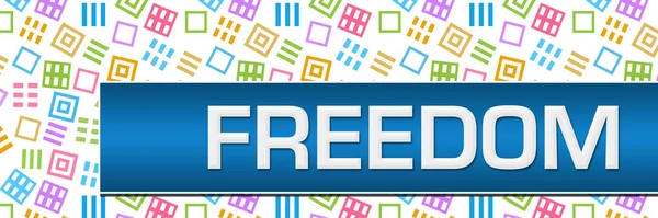 Freedom Text Written Colorful Background — Stock Photo, Image