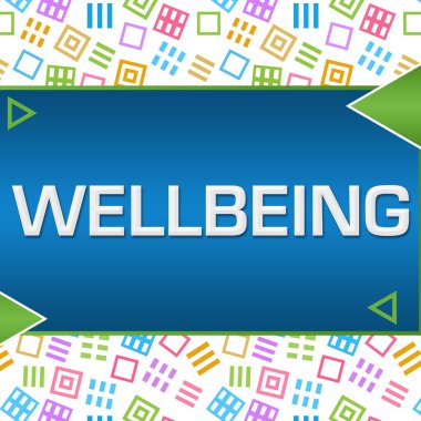 Refah metni renkli arkaplan üzerine yazıldı.