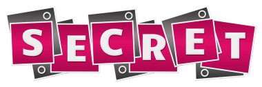 Pembe gri arkaplan üzerine yazılmış gizli metin.