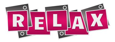 Pembe gri arkaplanda yazılmış metni gevşet.