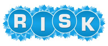 Mavi arkaplanda yazılan risk metni.