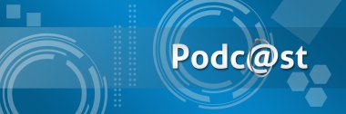 profesyonel stil arka planda podcast