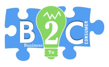 B2C renkli şekiller