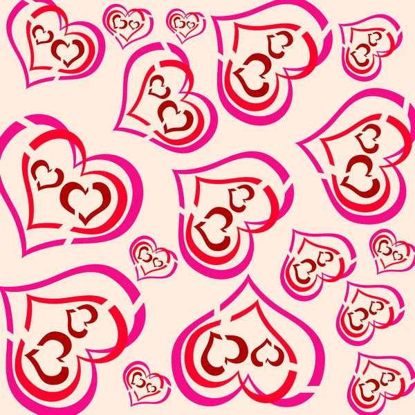 Heart Pattern Background — Stock Photo, Image