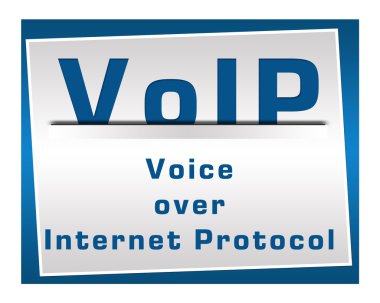 VoIP Square Blue