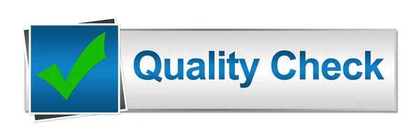 Quality Check Button Style — Stock Photo, Image