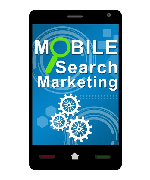 Recherche mobile Marketing Smartphone — Photo