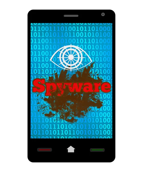 Spyware Smartphone — Stockfoto
