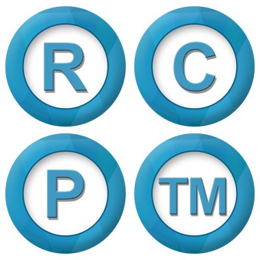 Rcptm mavi kareler simgeler