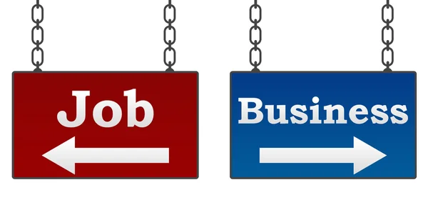 Job Business Signboards — Stock Photo, Image