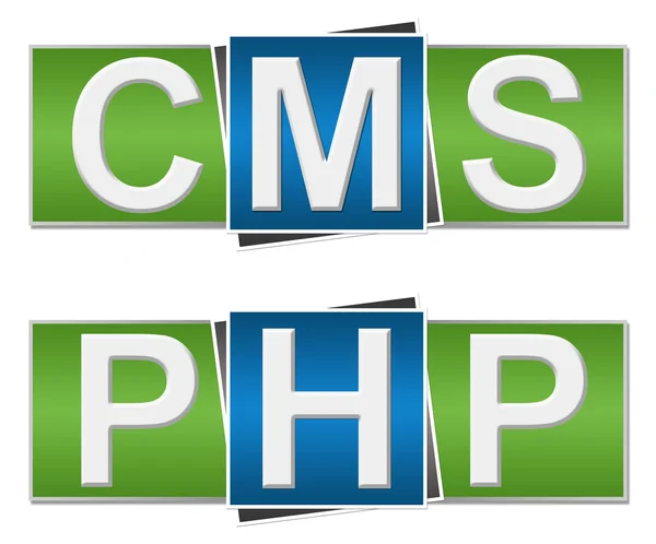 PHP Cms — стоковое фото