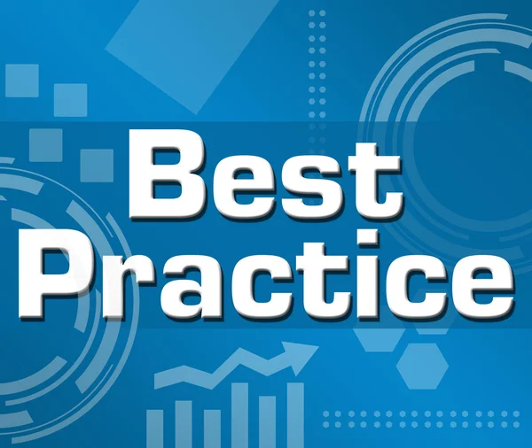 Best Practice Abstract Blue Background — Stock Photo, Image