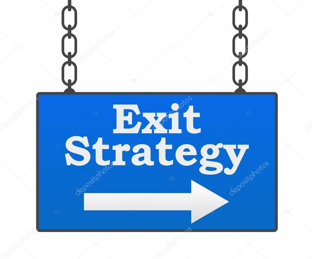 Exit Strategy Signboard