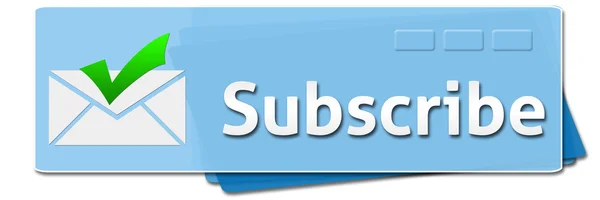 Subscribe Button Style — Stock Photo, Image