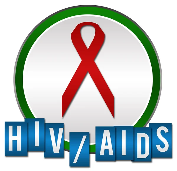 HIV Aids Circle Stripes — Stock Photo, Image