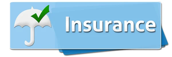 Insurance Blue Squares — Stock fotografie