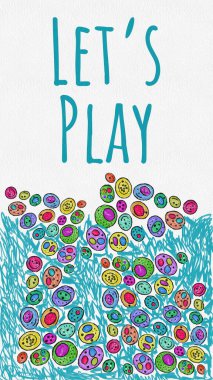 Mavi renkli dikey arkaplan üzerine yazılmış metni çalalım.