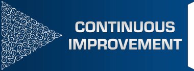 Metin ve ampul sembolleri ile sürekli geliştirme konsepti.