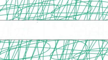 Göz kırpan ve değişen renkli karalama arkaplanı üzerine yazılmış oyun metinleri.