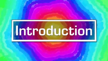 Renkli arkaplan üzerine yazılmış giriş metni.