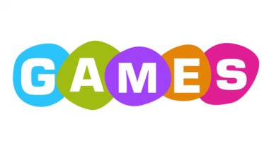 Canlandırılmış renkli arkaplan üzerinden yazılmış oyun metinleri.