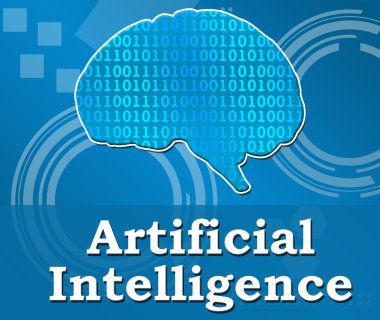 Yapay zeka asabi arka plan Meydanı