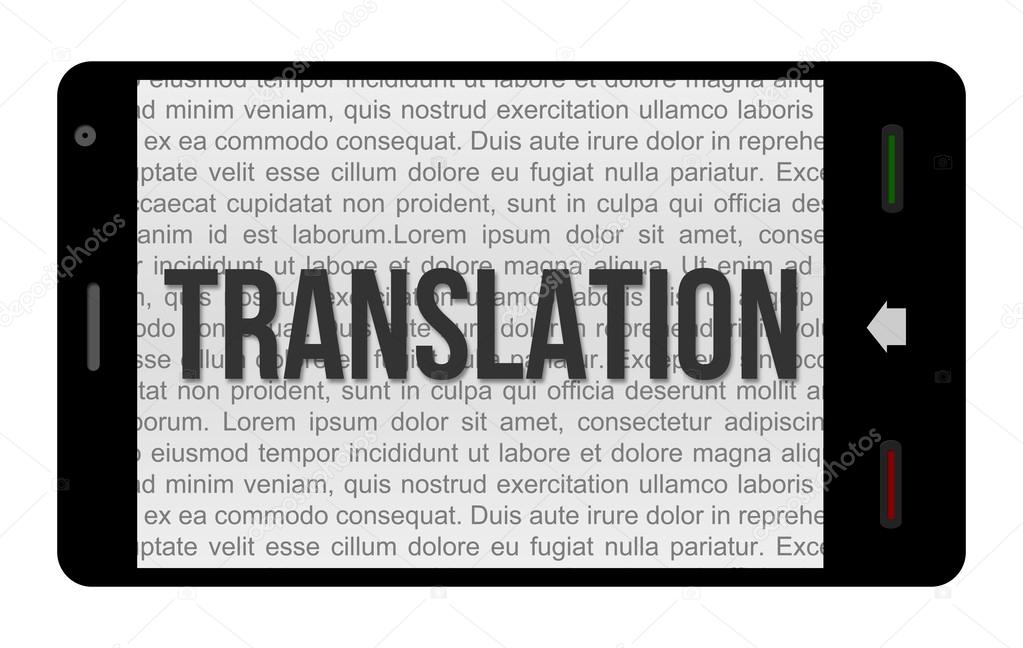 Translation Text Over Smartphone
