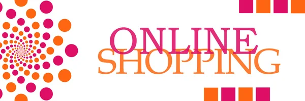 Shopping en ligne Rose Orange — Photo