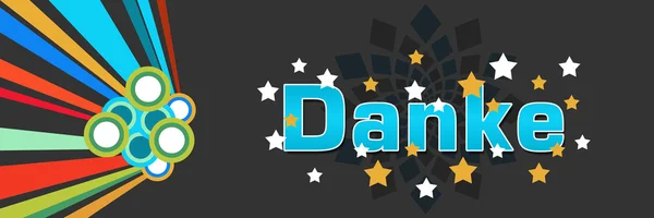 Danke Colorful Dark — Stock Photo, Image