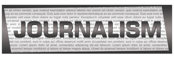 Giornalismo Testo grigio Orizzontale — Foto Stock