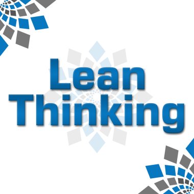 Lean Thinking Blue Grey Squares Elements Square clipart