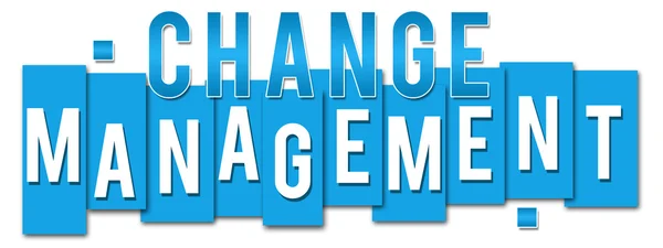 Change Management Blue Stripes — Stock Photo, Image