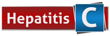 Hepatit C kırmızı mavi düğme stili