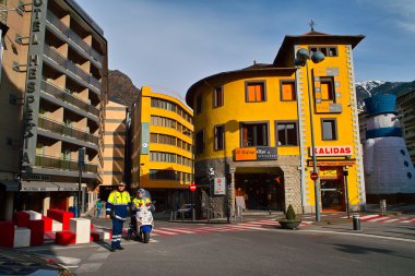 Sokak Görünümü'nde Andorra la Vella