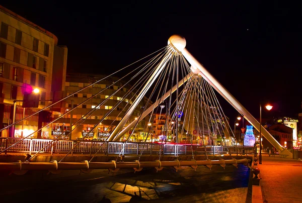 Schrägseilbrücke in andorra-la-vella — Stockfoto