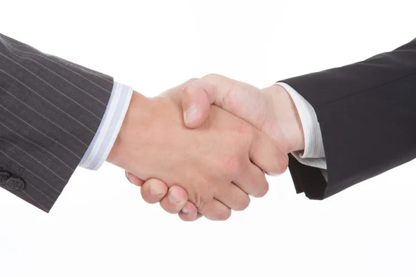 Closeup of a business handshake Royalty Free Stock Photos
